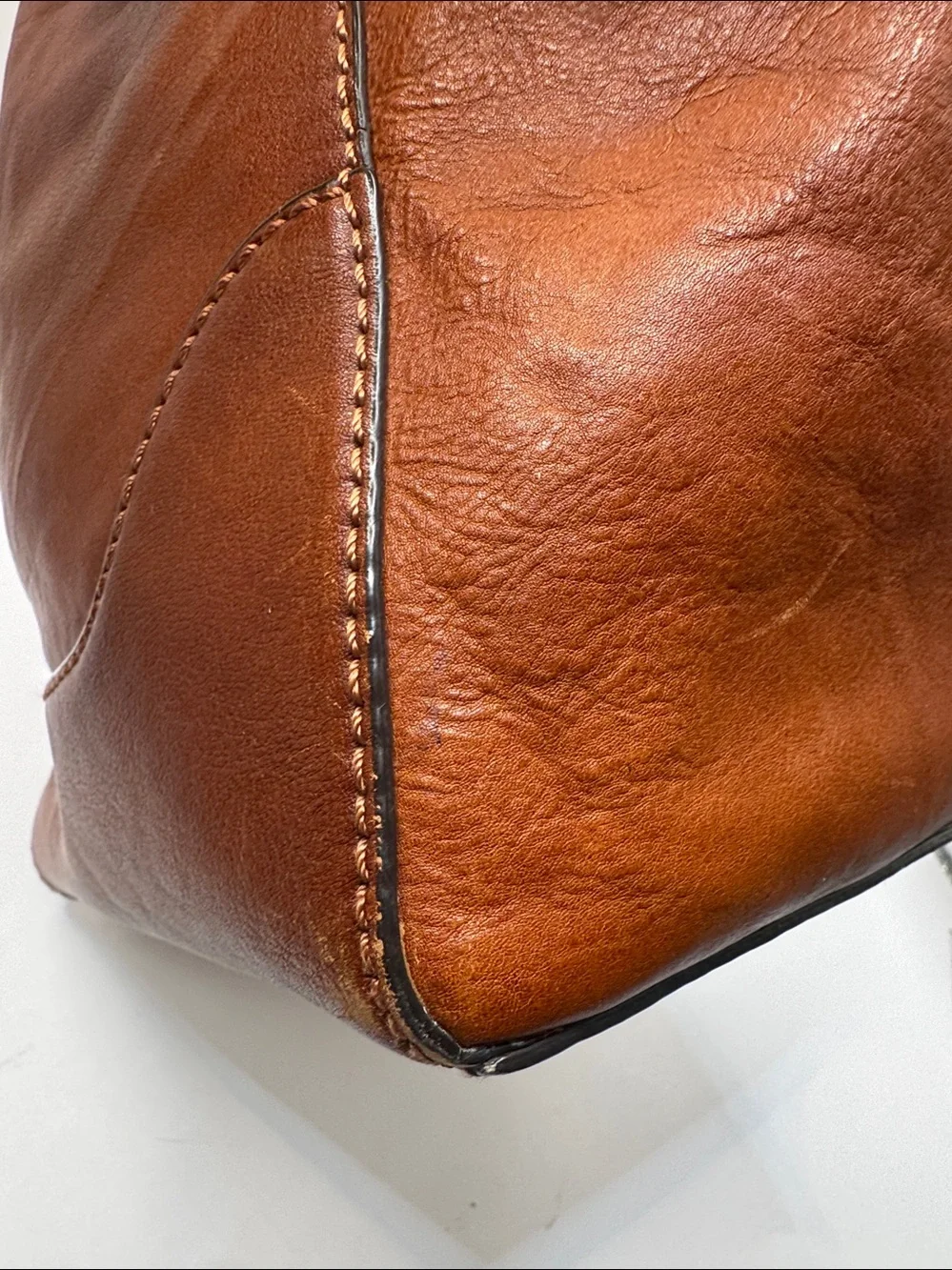 Frye lined leather purse